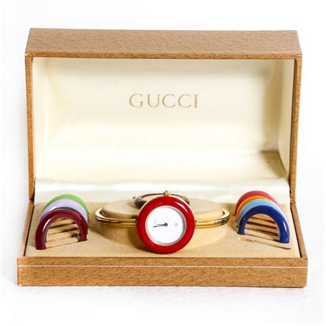 gold gucci ring women|Gucci watch interchangeable rings price.